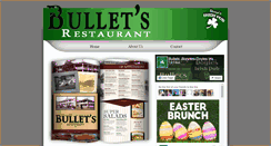 Desktop Screenshot of bulletsrestaurant.com